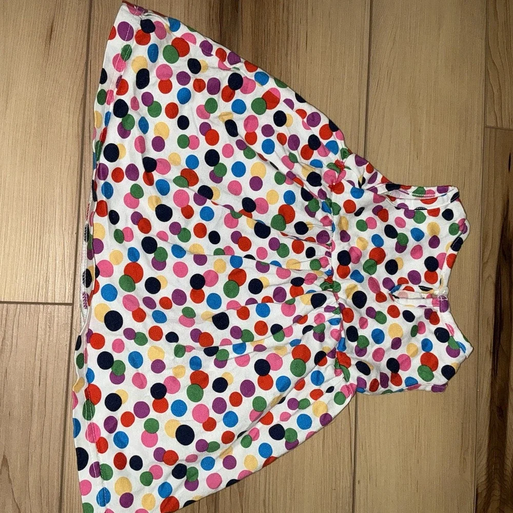 Hanna Andersson Dotted Dress Size 70‎ 6-12 Months Baby Girl Rainbow Colorful